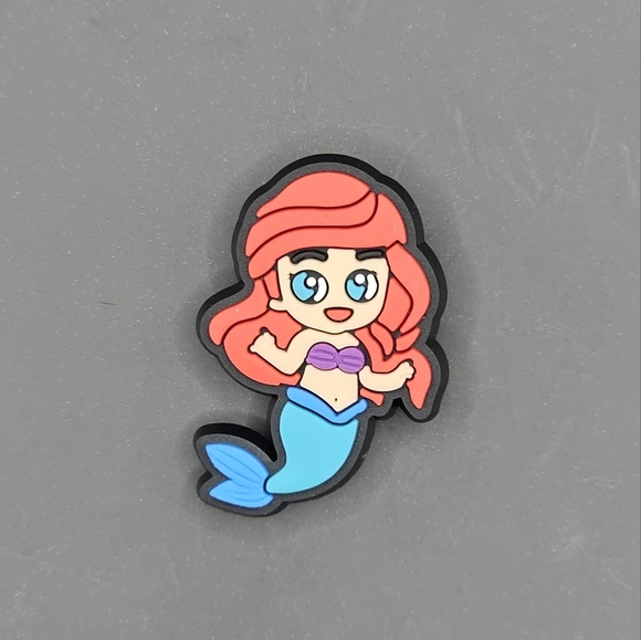 (5/$15) Disney Ariel Croc Charm - Picture 1 of 2